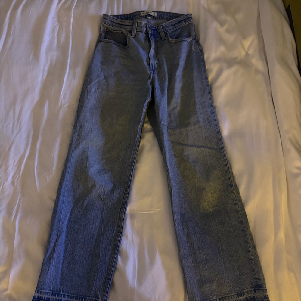 Abercrombie & Fitch Men's Straight Blue Jeans